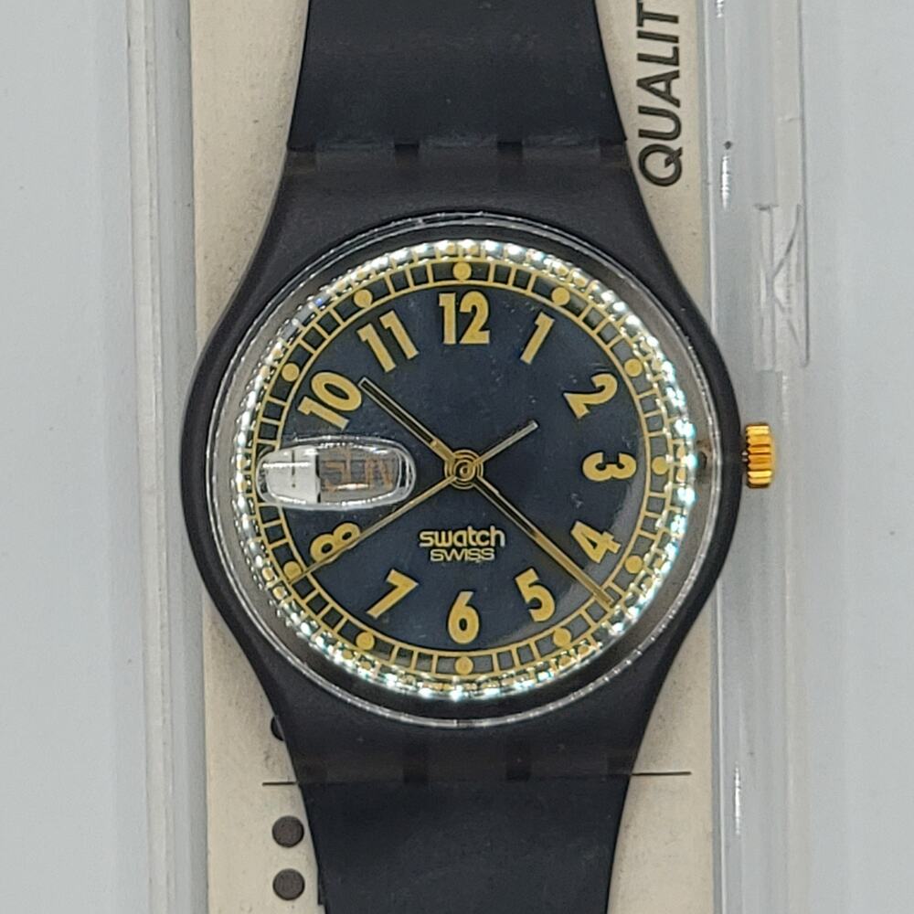 Vintage 1992 Swatch Sixty Three Swiss Quartz Date ,running